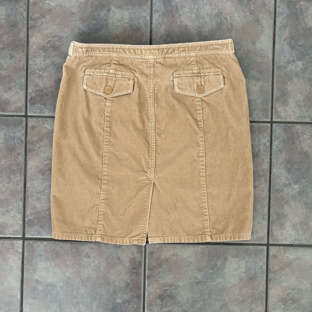 LOFT Beige‎ Corduroy Pencil Skirt - Picture 5 of 6